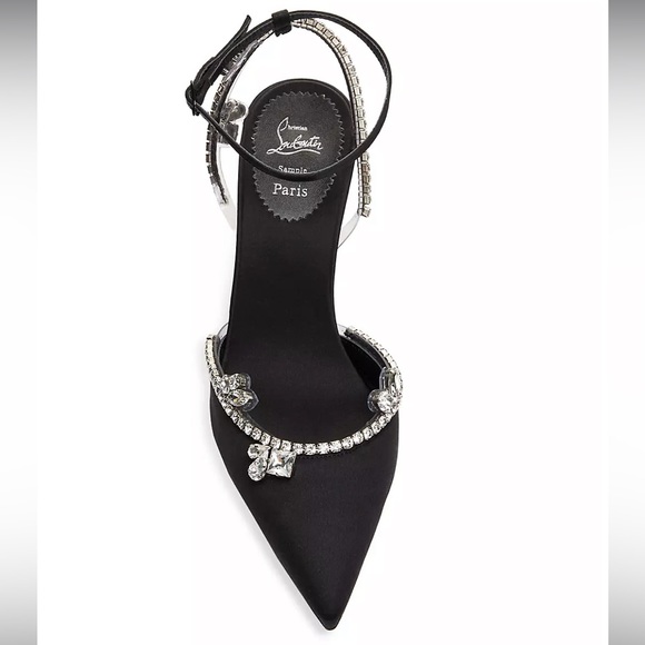 Christian Louboutin Shoes - Christian Louboutin Marykate Queen 70MM Crystal-Embellished Pumps